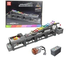 Lean Toys Konstruktorius su elektriniu varikliu, 1038 dalys