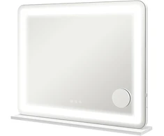 Kosmetinis LED veidrodis su USB jungtimi, baltas, 80 × 14 × 62 cm