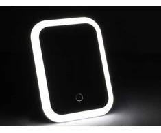 Kosmetinis veidrodėlis su LED apšvietimu 15x20 cm