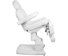Activeshop Kosmetologinis krėslas AZZURRO 708A PEDI ELECTRIC 3 MOTOR Baltas