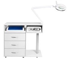 Activeshop Kosmetologinis stalas Mini Compact Baltas