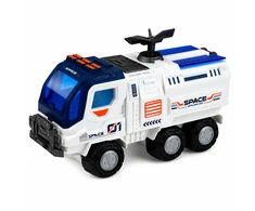 Lean Toys Kosmoso žaislų rinkinys su raketa ir marsaeigiu