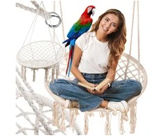 Boho stiliaus sūpynės 80 cm