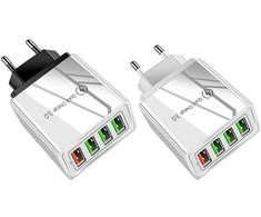 Kroviklis su 4 USB jungtimis ir Quick Charge 3.0