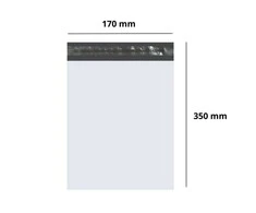 Lean Kurjeriniai Vokai, 100 vnt., 170x350 mm