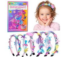 Lean Toys Kūrybinis rinkinys plaukų lankeliams sukurti undinėlės tema