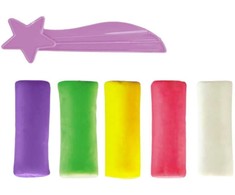Lean Toys Kūrybinis rinkinys vaikams Vienaragis su moliu ir formomis
