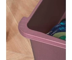 HOMCOM komoda su saugojimo dėžėmis, žaislų organizatorius, žaislų dėžė vaikų kambariui, 3-6 metams, rožinė, 37 x 37 x 56,5 cm