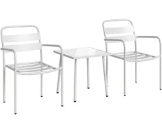 Lauko baldų komplektas Bistro rinkinys 50×50 cm 3 vnt.