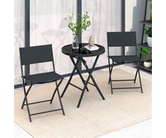 Lauko baldų komplektas Lauko bistro rinkinys 3 vnt.