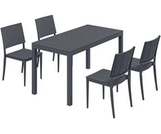 Lauko baldų komplektas Sodo baldų komplektas 5 vnt.
