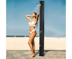 Outsunny Lauko dušas pakraunamas saulės energija 40L, vandens temperatūra iki 60 °C