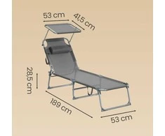 Songmics Lauko gultas 189 x 53 x 28,5 cm 2 vnt.