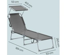 Songmics Lauko gultas 189 x 53 x 28,5 cm