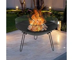 Ambiance Sodo ugniakuras 60 cm Metalinis juodas