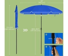 Songmics Lauko skėtis 160 cm
