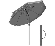 Songmics Skėčiai Ø 160 cm sulankstomi