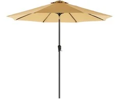 Songmics Skėtis Ø 300 cm taupe