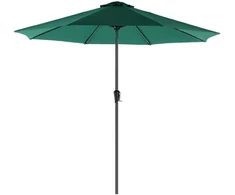 Songmics Skėtis Ø 300 cm tamsiai žalias