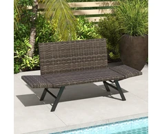 Lauko sofa pilka 2 vietų