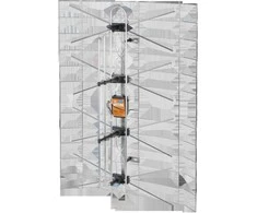Lauko TV antena sukomplektuota tinklinė tv antena (maitinimo šaltinis+stiprintuvas)+dipol 3dx