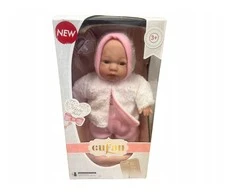 Lean Toys Lėlė su megztiniu ir aksesuarais