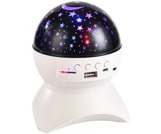 Lean LED Naktinė Lempa su Garsiakalbiu XY-890 Balta