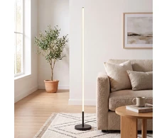 LED pastatomas kampinis šviestuvas 1450 lm, juodas, 20 x 20 x 150 cm