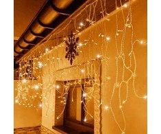 LED varveklio girlianda Springos CL0517, 500 LED, šiltai balta su šaltai balto mirksėjimu