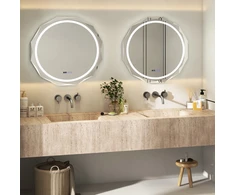 LED vonios veidrodis 76 x 76 x 3.5 cm