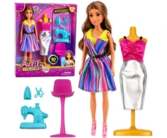 Lean Toys Lėlė su siuvimo mašina 30 cm