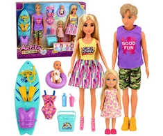 Lean Toys Lėlių rinkinys 4 vnt.