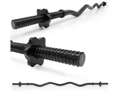 Springos Lenktas strypas 120 cm juodas