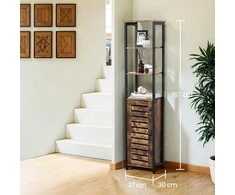 Songmics Lentyna 37 × 30 × 167 cm
