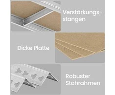 Songmics Lentyna 40 x 90 x 180 cm 2 vnt.