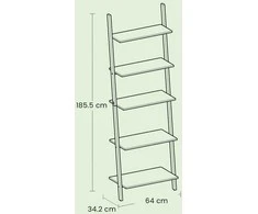 Songmics Lentyna 60 x 30 x 204,8 cm