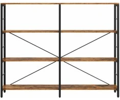 Songmics Lentyna, rudos-juodos spalvos, 120x30x109,4 cm