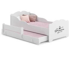 Luco Dvivietė lova Anna su stalčiumi ir čiužiniais 160x80 Princess