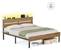 Lova Songmics Lovos rėmas 160 x 200 cm
