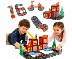 Magnetinės kaladėlės gaisrinė 48 vnt.