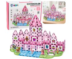 Lean Toys Magnetiniai blokeliai 142 vnt.