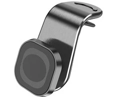 Magnetic car holder for phone grille