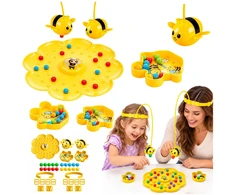 Lean Toys Magnetinis vikrumo žaidimas „Bitės“, 2 žaidėjams