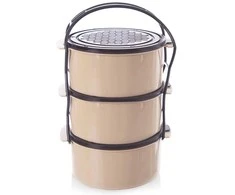 Orion Pietų dėžutė 3 aukštų 4,5 l, plastikinė