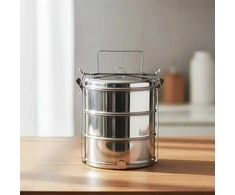 Orion Pietų dėžutė plieninė 3 aukštų 3x1 l