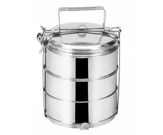 Orion Pietų dėžutė plieninė 3 aukštų 3x1 l