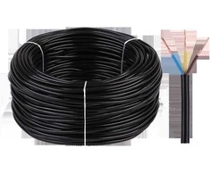 Elektrokabel OMY elektros kabelis 3x0.75 300/300V juodas