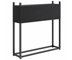 Malkų stovas su 600D Oxford uždangalu, iki 250 kg, juodas, 106 x 25 x 113 cm