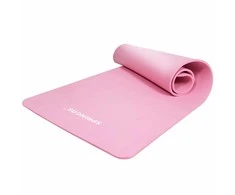 Mankštos kilimėlis fitnesui, jogai, pilatesui Springos YG0030, 183 cm, rožinis