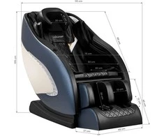 Fotelis Activeshop masažinė kėdė Sakura Classic 305, mėlyna